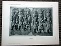zz-lusc19,tafel 19 benin nigeria,bronze-platte mit figur-gruppe (b-iii